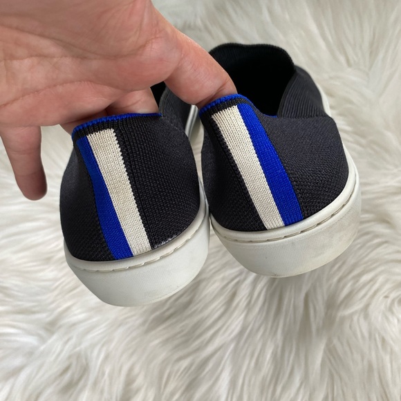 Rothy's The Original Slip On Sneaker black  Solid Textile Shoe Womens US 10 - Picture 3 of 4